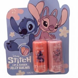 Disney Lilo & Stitch Lip & Cheek Jelly Balm Twin Pack - New